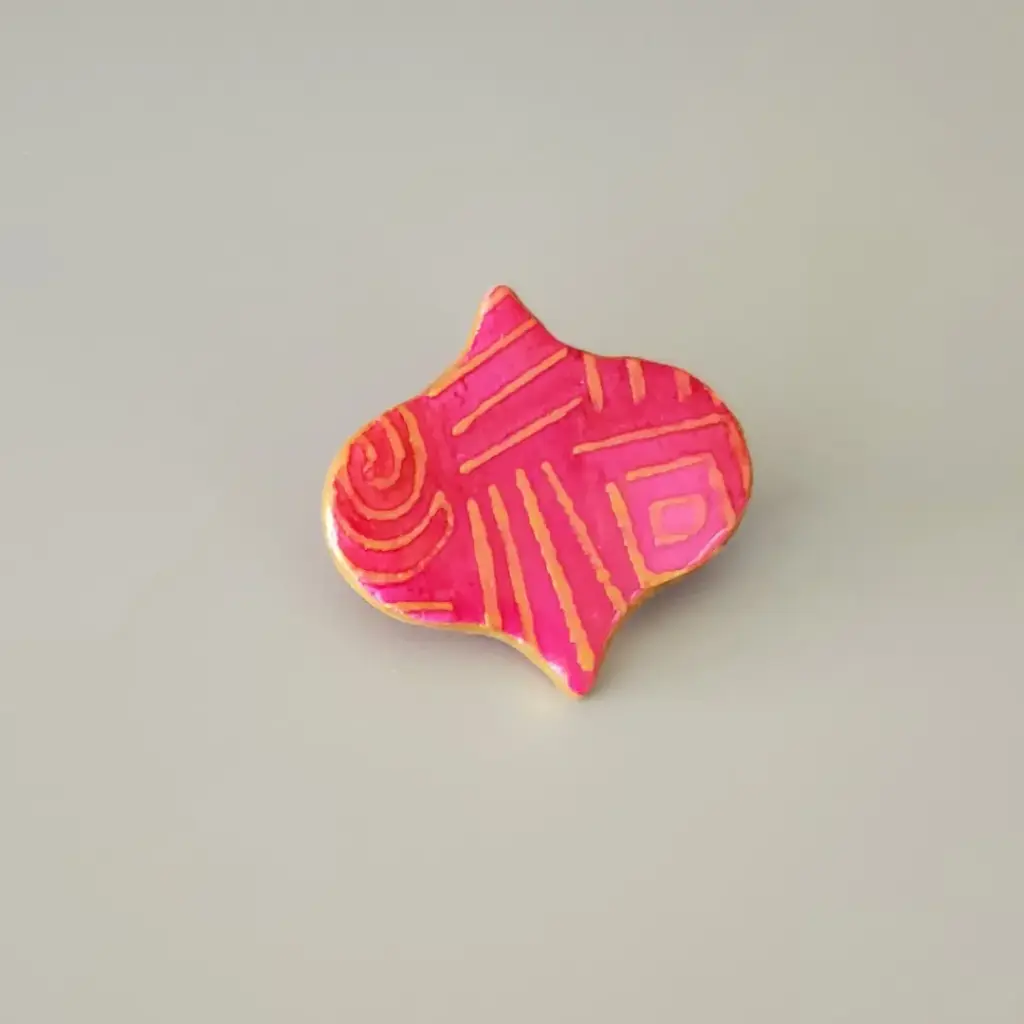 [BRO003] Broche flamboyante