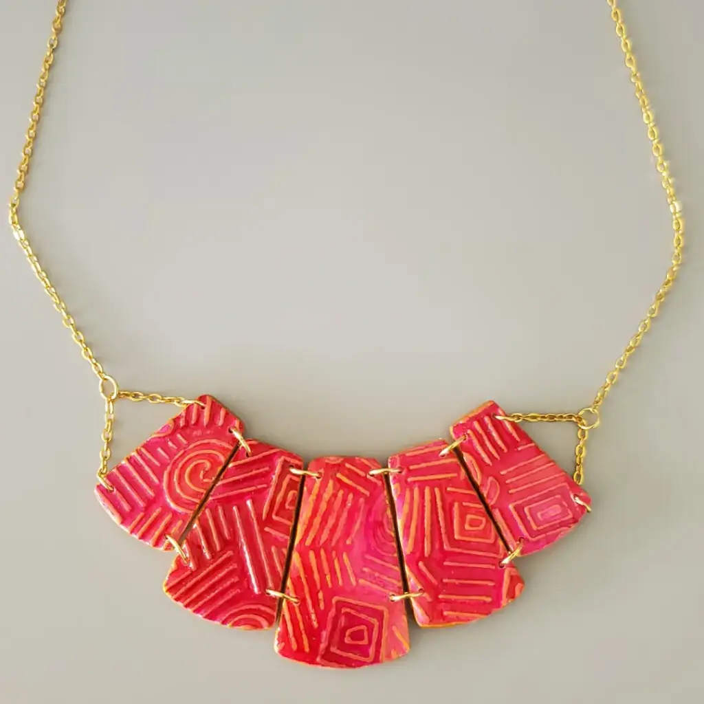 [COL00016] Collier Cléopâtre flamboyant 2 en 1