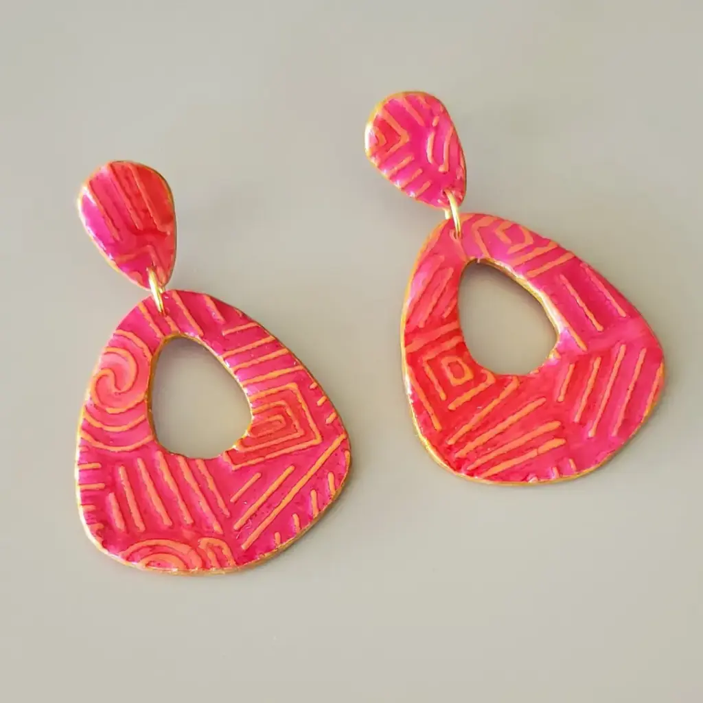 [BO00026] Boucles d'oreilles flamboyants