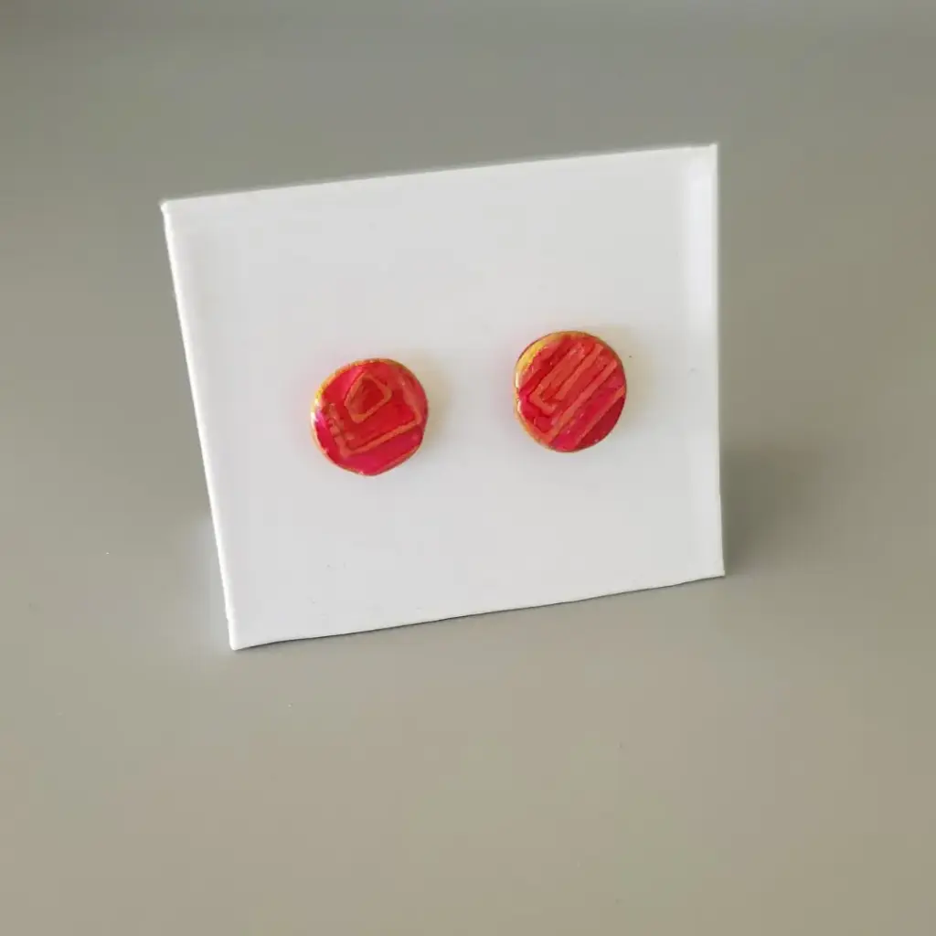 [BO00028] Boucles d'oreilles Clou flamboyants