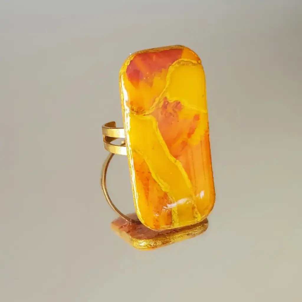 [BA0001] Bague Orange